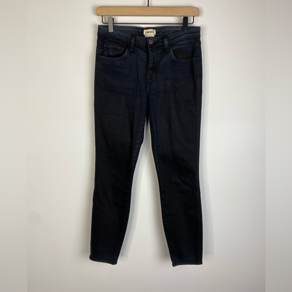 L’Agence Skinny Jeans Black Margot High Rise 26